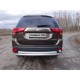 Защита заднего бампера длинная 60 мм для Mitsubishi Outlander 2015-2018 артикул MITOUT15-18