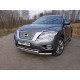 Защита передняя овальная двойная 75-75 мм для Nissan Pathfinder 2014-2020 артикул NISPAT14-03