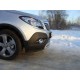 Защита переднего бампера короткая 42 мм для Opel Mokka 2012-2019 артикул OPMOK4WDT12-09