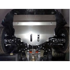 Защита картера ТСС алюминий 4 мм для Volkswagen Polo 2015-2020