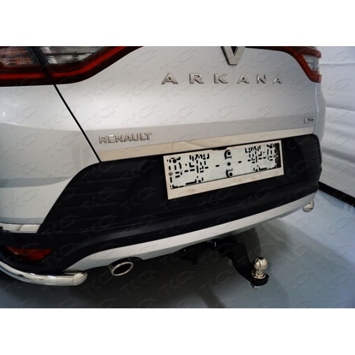 Накладки на заднюю дверь лист зеркальный  для Renault Arkana 2019-2023 артикул RENARK19-05