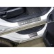 Накладки на пороги лист шлифованный надпись Honda CR-V 4 шт для Honda CR-V 2017-2023 артикул HONCRV17-08