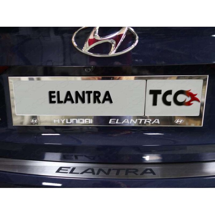 Рамка номерного знака комплект для Hyundai Elantra Любые артикул HYUNELA-01RN