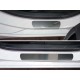 Накладки на пороги зеркальный лист для Hyundai i40 2011-2019 артикул HYUNI4016-02