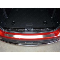 Накладка на задний бампер лист шлифованный для Lada XRay 2016-2022