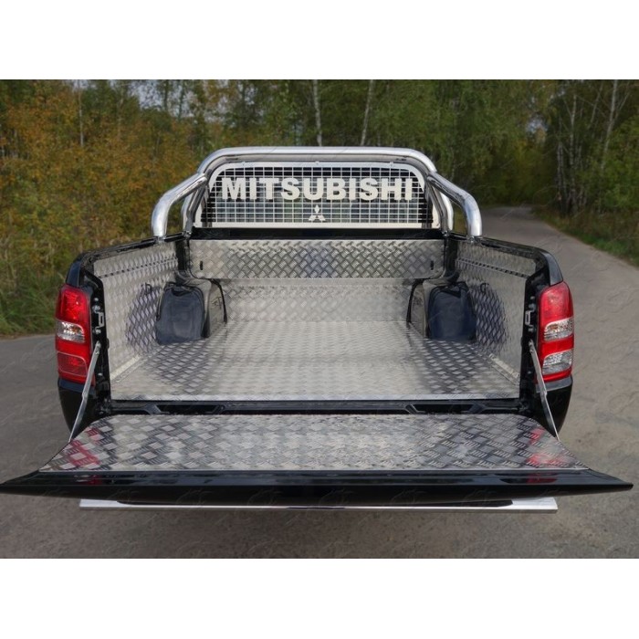 Защитный алюминиевый вкладыш в кузов автомобиля (без борта и дна) для Mitsubishi L200 2019-2023 артикул MITL20019-49