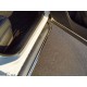 Пороги с площадкой нержавеющий лист 42 мм для Subaru Forester SK 2018-2023 артикул SUBFOR18-27