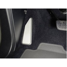Накладка площадки левой ноги лист алюминий 4 мм для Toyota Land Cruiser 200 Excalibur 2017-2021