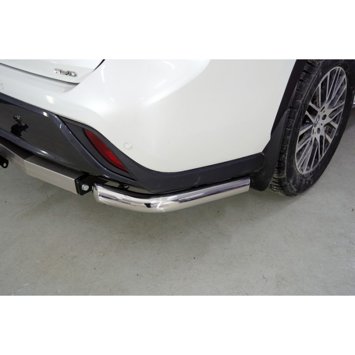Защита задняя уголки 60 мм для Toyota Highlander 2020-2023 артикул TOYHIGHL20-29