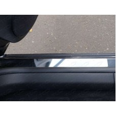 Накладки на пороги зеркальный лист для Chevrolet Cruze 2012-2015