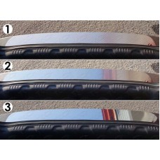 Накладка на задний бампер шлифованный лист для Ford Ecosport 2014-2018