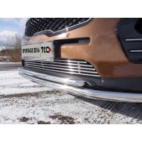 Накладка решётки радиатора 12 мм для Kia Sportage 2016-2018