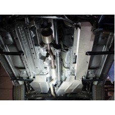Защита бака правая ТСС алюминий 4 мм для Mitsubishi Outlander/Eclipse Cross 2012-2023