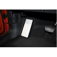 Накладка площадки левой ноги лист алюминий 4 мм для Audi Q3 2019-2023