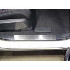 Накладки на пластиковые пороги лист шлифованный 2 шт для Honda CR-V 2017-2022