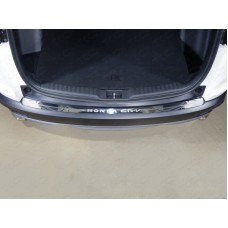 Накладка на задний бампер лист зеркальный надпись Honda CR-V для Honda CR-V 2017-2022
