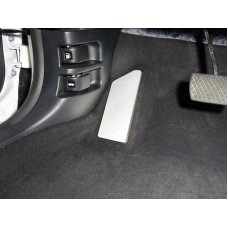 Накладка площадки левой ноги лист алюминий 4 мм для Honda CR-V 2017-2023