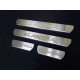 Накладки на пороги лист шлифованный надпись Elantra для Hyundai Elantra 2015-2018 артикул HYUNELA16-05