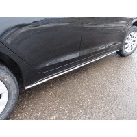 Защита штатных порогов 25 мм для Hyundai Solaris 2018-2024