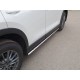 Пороги овальные с проступью 75х42 мм для Mazda CX-5 2018-2023 артикул MAZCX517-26