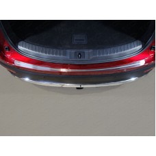 Накладка на задний бампер лист шлифованный с полосой для Mazda CX-9 2017-2023