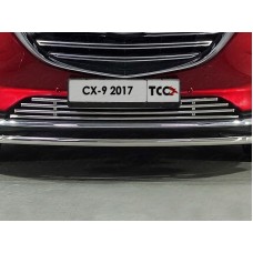 Накладка решетки радиатора нижняя 16 мм для Mazda CX-9 2017-2023