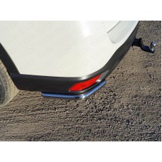 Защита задняя короткие уголки 42 мм для Subaru Forester SK 2018-2023