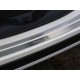 Накладка на задний бампер шлифованный лист надпись RAV4 для Toyota RAV4 2015-2019 артикул TOYRAV15-09