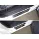 Накладки на пороги лист шлифованный для Volkswagen Amarok 2016-2023 артикул VWAMAR17-40