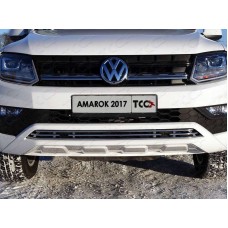 Накладка решётки радиатора 12 мм для Volkswagen Amarok 2016-2022