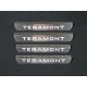 Накладки на пороги лист шлифованный надпись Teramont 4 шт для Volkswagen Teramont 2018-2023 артикул VWTER18-07