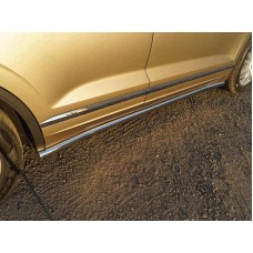 Пороги труба 60 мм для Volkswagen Touareg 2018-2023