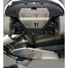Защиты комплект ТСС алюминий (картер и кпп, бак) 4 мм для Hyundai Tucson 2021-2023