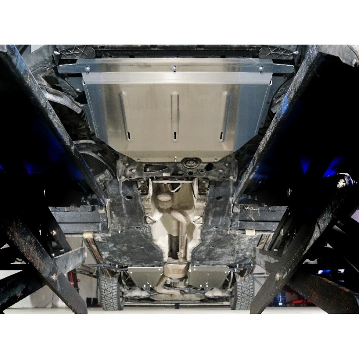 Защиты комплект ТСС алюминий (картер и кпп, бак) 4 мм на 4WD для Volkswagen Taos 2021-2023