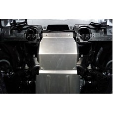 Защита радиатора ТСС алюминий 4 мм для Toyota Land Cruiser 300 2021-2022
