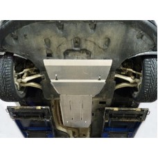 Защиты комплект ТСС алюминий (картер, АКПП, раздаточной коробки) 4 мм на 4WD для Genesis G80 2016-2020