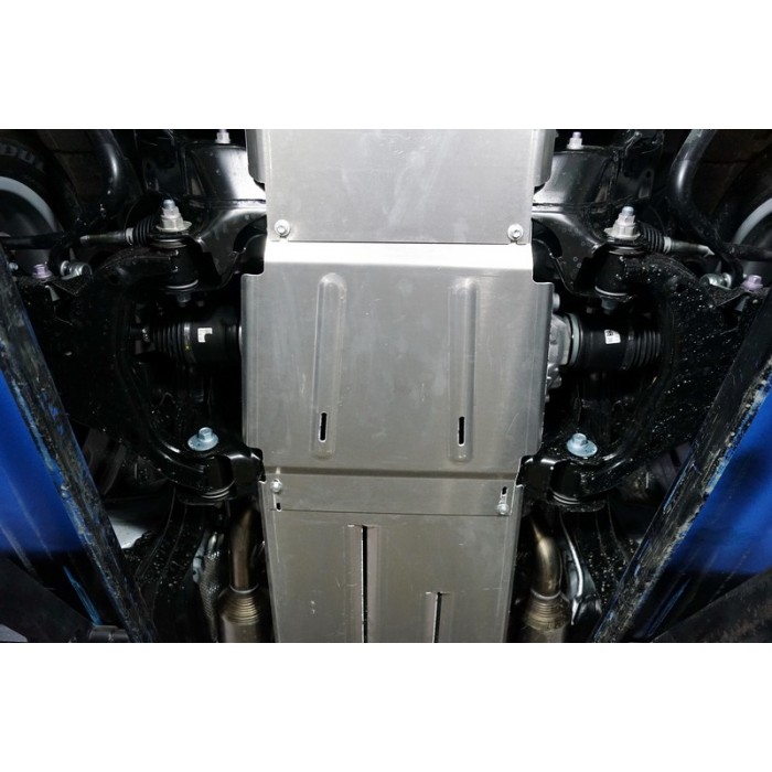 Защита переднего редуктора ТСС алюминий 4 мм для Toyota Land Cruiser 300 2021-2023