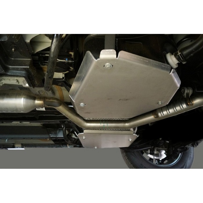Защита бака ТСС алюминий (комплект 2 шт) 4 мм на 4WD для Haval Dargo 2022-2023