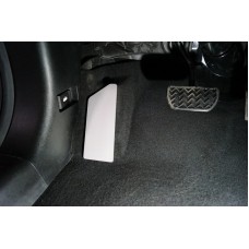 Накладка площадки левой ноги (лист алюминий) 4 мм на 4WD для Haval F7 2022-2023