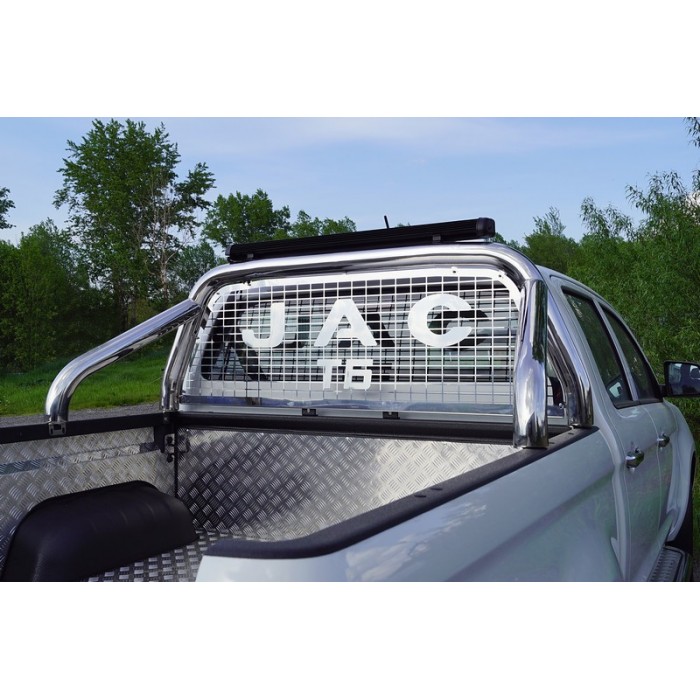 Защита кузова и заднего стекла 76,1 мм со светодиодной фарой для JAC T6 2021-2023