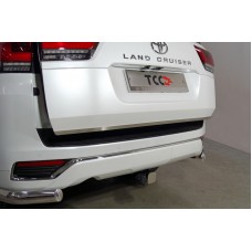 Накладка на заднюю дверь шлифованная для Toyota Land Cruiser 300 2021-2023
