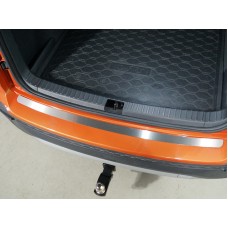 Накладка на задний бампер шлифованная для Volkswagen Taos 2021-2023