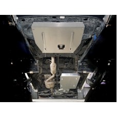 Защиты комплект ТСС алюминий (картер, АКПП, бак, емкость с AdBlue, задний редуктор) 4 мм для Hyundai Staria 2021-2023