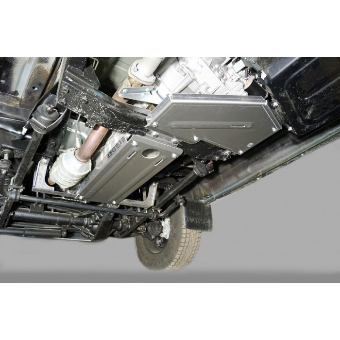 Защита АКПП ТСС алюминий (не устанавливается без защиты) 4 мм для УАЗ Патриот 2015-2023