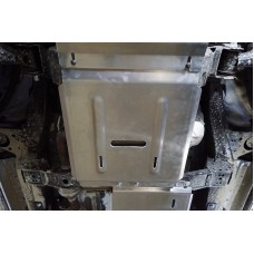 Защита КПП ТСС алюминий 4 мм на 4WD 2.0 для JAC T6 2021-2023