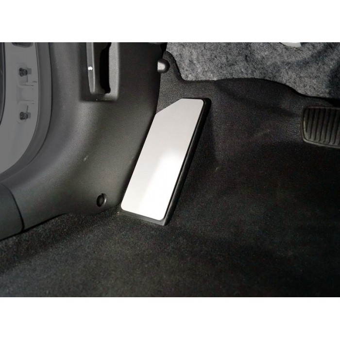 Накладка площадки левой ноги (лист алюминий) 4 мм для Hyundai Elantra 2019-2021