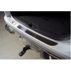 Накладка на задний бампер шлифованная для Mitsubishi Pajero Sport 2021-2022