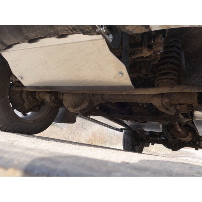 Защиты комплект ТСС алюминий (рк, акпп, рулевых тяг) 4 мм для УАЗ Патриот 2015-2023