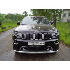 Защита переднего бампера с ДХО 76,1 мм для Jeep Grand Cherokee 2017-2021