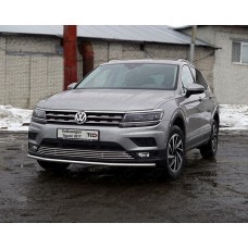 Защита переднего бампера 42,4 мм для Volkswagen Tiguan 2016-2020